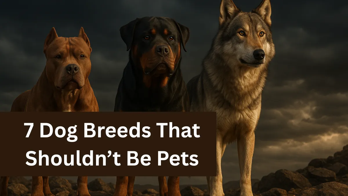 7 Dog Breeds That Shouldn’t Be Pets