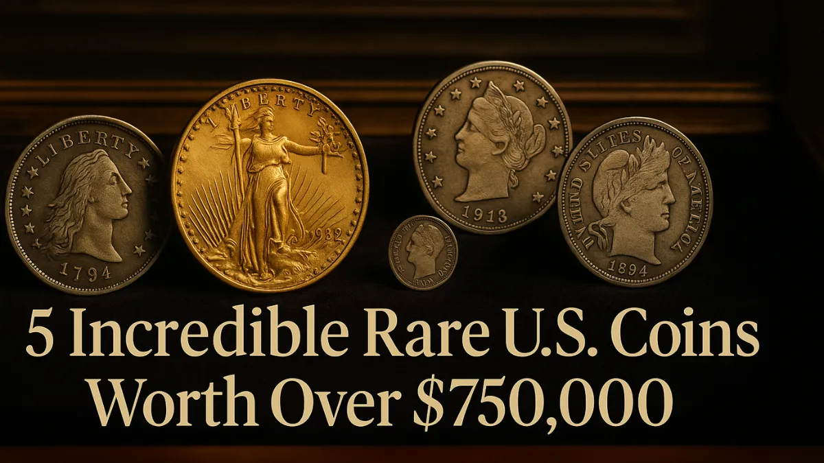5 Incredible Rare U.S. Coins Worth Over $750,000