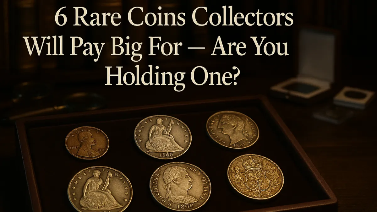 6 Rare Coins Collectors Will Pay Big For – Are You Holding One?