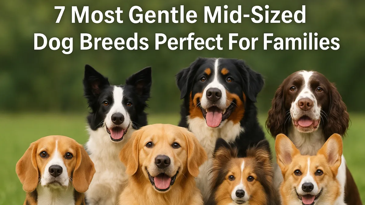 7 Most Gentle Mid-Sized Dog Breeds Perfect For Families