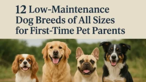 12 Low-Maintenance Dog Breeds of All Sizes for First Time Pet Parents