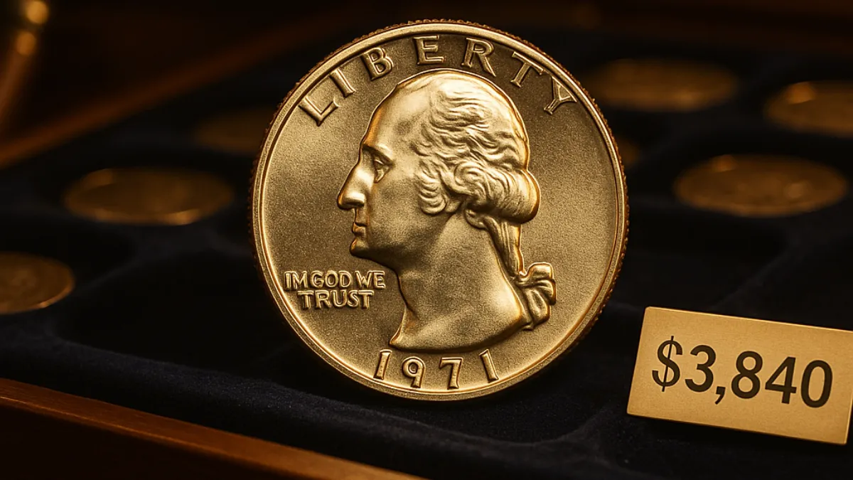 Rare 1971 Quarter Coin Value Soars To $3,840 | What Makes It So Valuable?