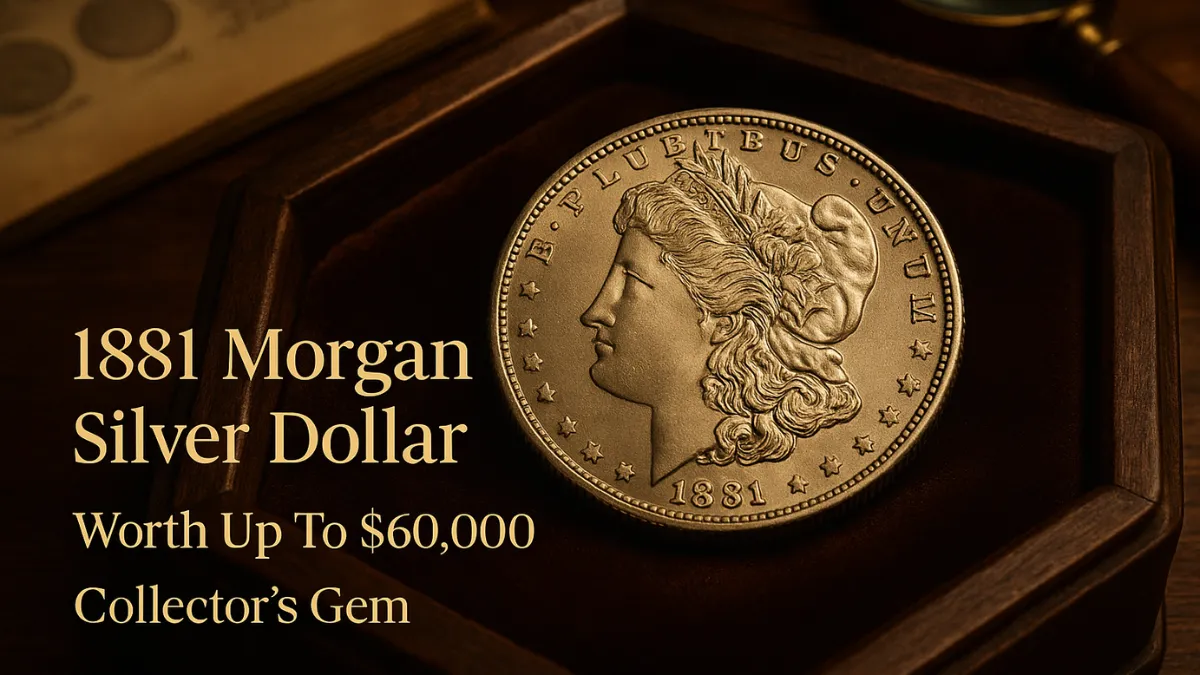 1881 Morgan Silver Dollar Coin Worth Up To $60,000 | Collector's Gem