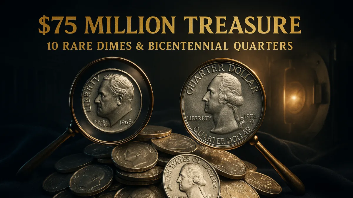10 Rare Dimes and Bicentennial Quarters Could Be Worth $75 Million – Check Your Change